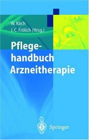 Cover of: Pflegehandbuch Arzneitherapie