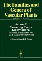 Cover of: Flowering Plants. Dicotyledons (The Families and Genera of Vascular Plants)