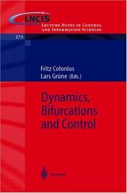 Cover of: Dynamics, Bifurcations and Control (Lecture Notes in Control and Information Sciences)