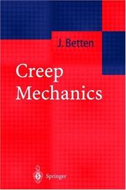 Cover of: Creep Mechanics