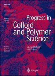Cover of: Lipid and Polymer-Lipid Systems by 