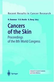 Cover of: Cancers of the skin: proceedings of the 8th World Congress
