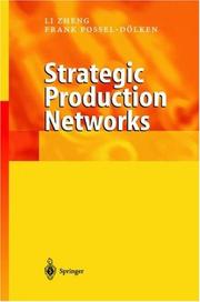 Cover of: Strategic Production Networks