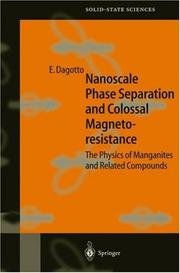 Cover of: Nanoscale Phase Separation and Colossal Magnetoresistance