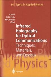 Cover of: Infrared Holography for Optical Communications (Topics in Applied Physics) by 