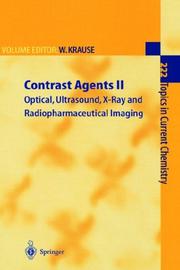 Cover of: Contrast Agents II