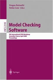 Cover of: Model Checking Software by 