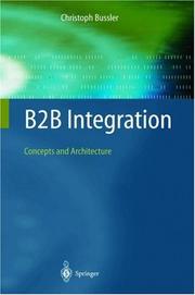 B2B Integration by Christoph Bussler