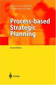 Cover of: Process-based strategic planning | Rudolf GruМ€nig
