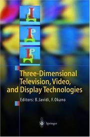 Cover of: Three-Dimensional Television, Video, and Display Technologies