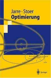 Cover of: Optimierung (Springer-Lehrbuch) by Florian Jarre, Josef Stoer