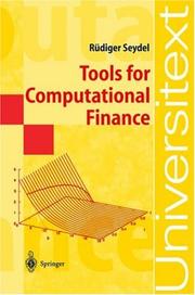 Tools for computational finance by Rüdiger Seydel