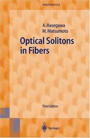 Cover of: Optical solitons in fibers. by Hasegawa, Akira