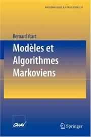 Cover of: Modèles et Algorithmes Markoviens (Mathématiques et Applications) by Bernard Ycart