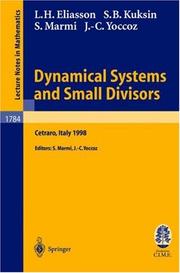 Cover of: Dynamical Systems and Small Divisors | Hakan Eliasson