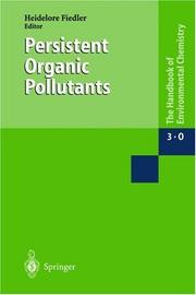 Persistent Organic Pollutants by Heidelore Fiedler