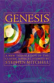 Cover of: Genesis: New Translation of the Classic Bible Stories, A