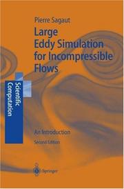 Cover of: Large Eddy Simulation for Incompressible Flows by P. Sagaut