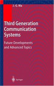 Book cover: Third Generation Communication Systems | Jian-Guo Ma