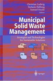 Cover of: Municipal Solid Waste Management by 