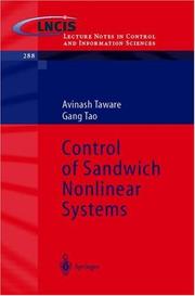 Control of sandwich nonlinear systems cover