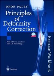 Principles of Deformity Correction by Dror Paley, J.E. Herzenberg