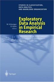 Cover of: Exploratory Data Analysis in Empirical Research by 