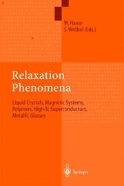 Cover of: Relaxation Phenomena by 