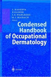 Cover of: Condensed Handbook of Occupational Dermatology