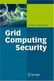 Cover of: Grid Computing Security