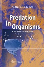 Cover of: Predation in Organisms: A Distinct Phenomenon