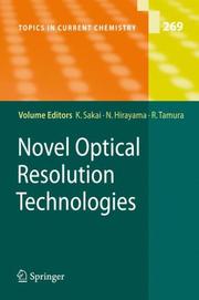 Cover of: Novel Optical Resolution Technologies (Topics in Current Chemistry)