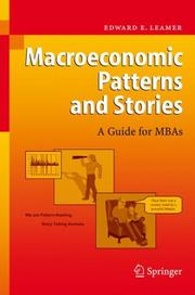 Cover of: Macroeconomic Patterns and Stories: A Guide for MBAs