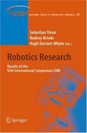 Cover of: Robotics Research (Springer Tracts in Advanced Robotics) by 