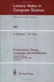 Cover of: Concurrency: Theory, Language, and Architecture by Akinori Yonezawa