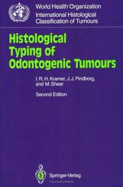 Cover of: Histological typing of odontogenic tumours