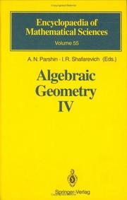 Cover of: Algebraic Geometry IV | 