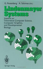 Cover of: Lindenmayer Systems: Impacts on Theoretical Computer Science, Computer Graphics, and Developmental Biology