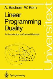 Linear programming duality cover