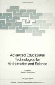 Cover of: Advanced educational technologies for mathematics and science