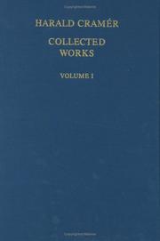 Cover of: Harald Cramér: collected works