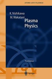 Cover of: Plasma physics by K. Nishikawa