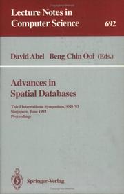 Cover of: Advances in spatial databases by SSD '93 (1993 Singapore)