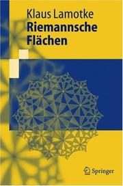 Cover of: Riemannsche Flächen