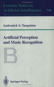 Cover of: Artificial perception and music recognition