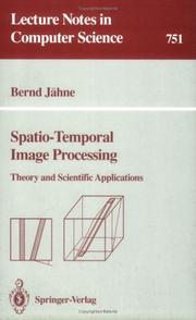 Cover of: Spatio-temporal image processing: theory and scientific applications