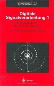 Cover of: Digitale Signalverarbeitung by H. W. Schüssler