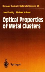 Optical properties of metal clusters by Uwe Kreibig