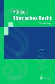 Cover of: Römisches Recht