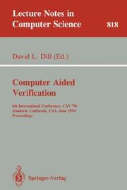 Cover of: Computer Aided Verification by D.L. Dill